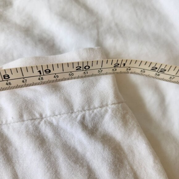 LOFT Plus Midi Button-Down Skirt in White - 18 - Picture 7 of 9